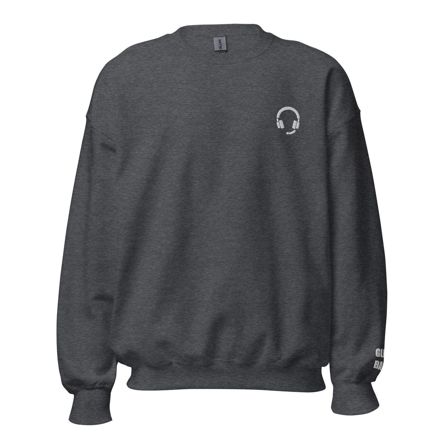 GLHF, Babe | Embroidered Unisex Sweatshirt | Gamer Affirmations Threads & Thistles Inventory Dark Heather S 