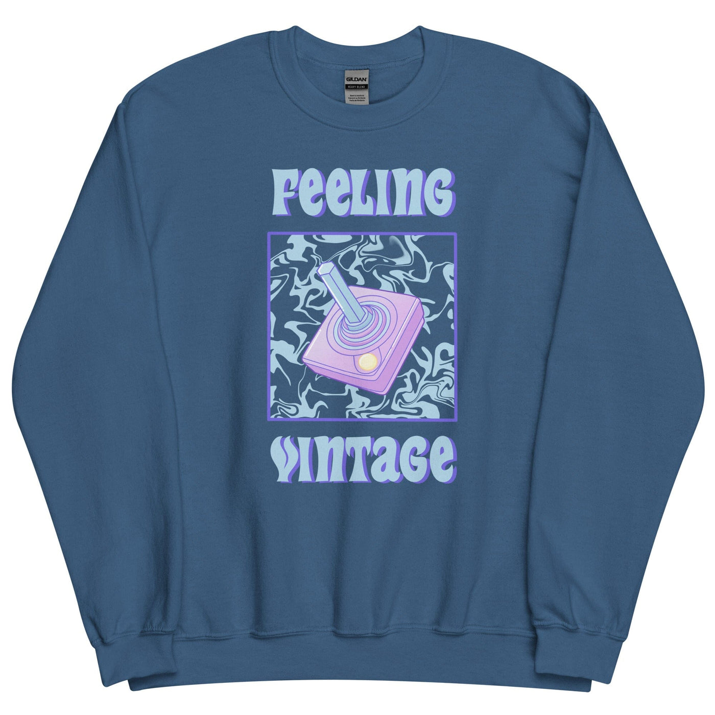 Feeling Vintage | Unisex Sweatshirt | Retro Gaming Threads & Thistles Inventory Indigo Blue S 