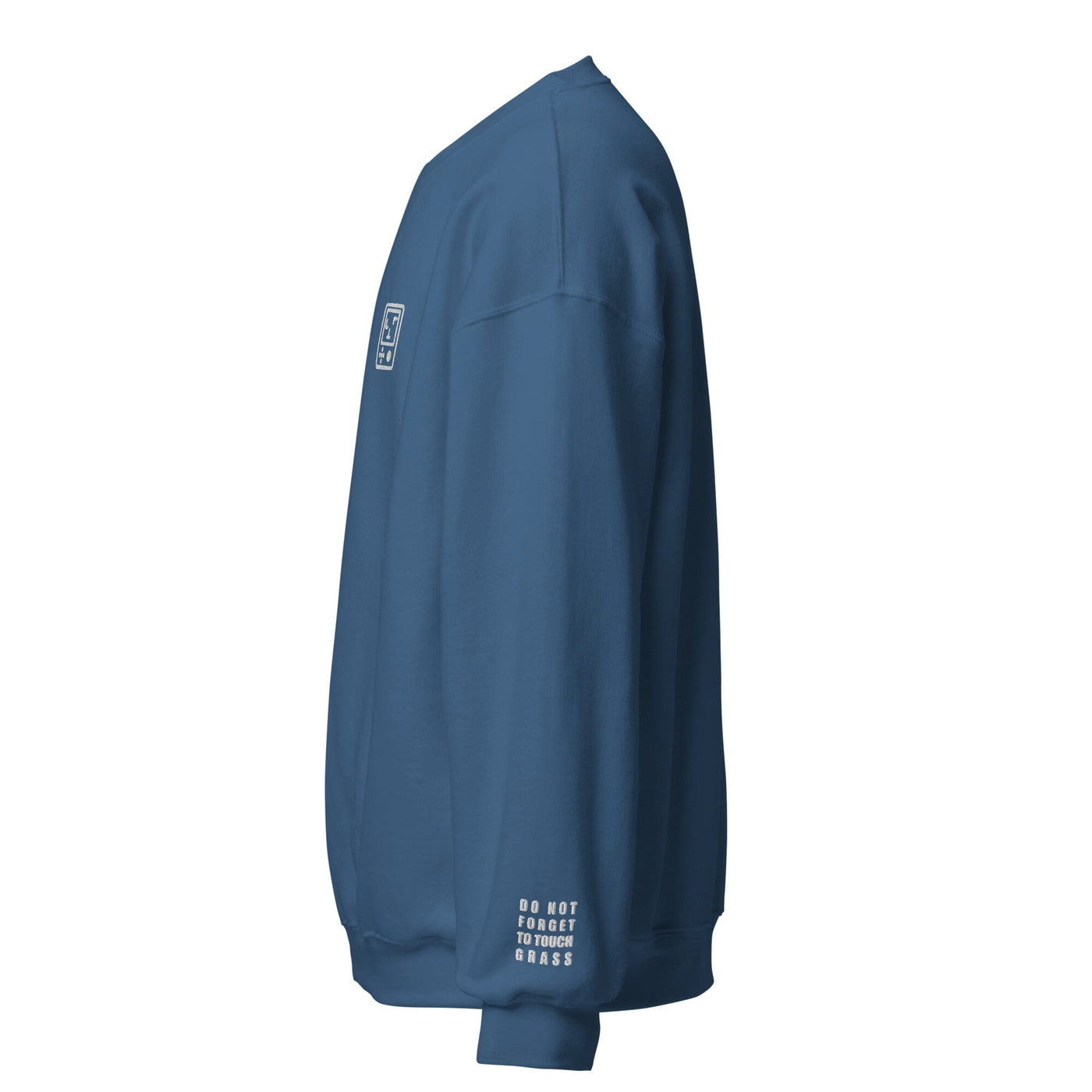 Touch Grass | Embroidered Unisex Sweatshirt | Gamer Affirmations Threads & Thistles Inventory 