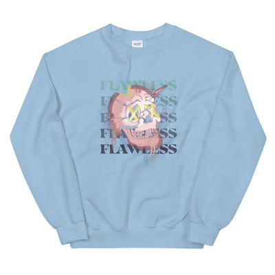 Flawless | Unisex Sweatshirt | FPS/TPS Threads and Thistles Inventory Light Blue S 