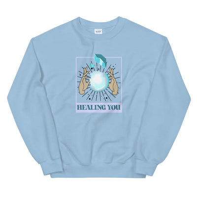 Healing You | Unisex Sweatshirt | Valorant Threads and Thistles Inventory Light Blue S 