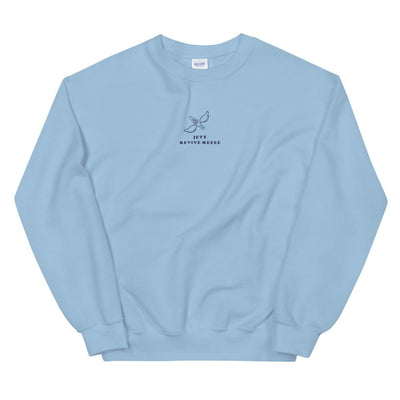 Revive Me | Unisex Sweatshirt | Valorant Threads and Thistles Inventory Light Blue S 