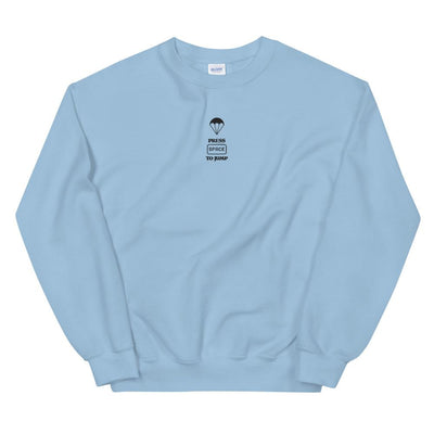 Space to Jump | Unisex Sweatshirt | Fortnite Threads and Thistles Inventory Light Blue S 