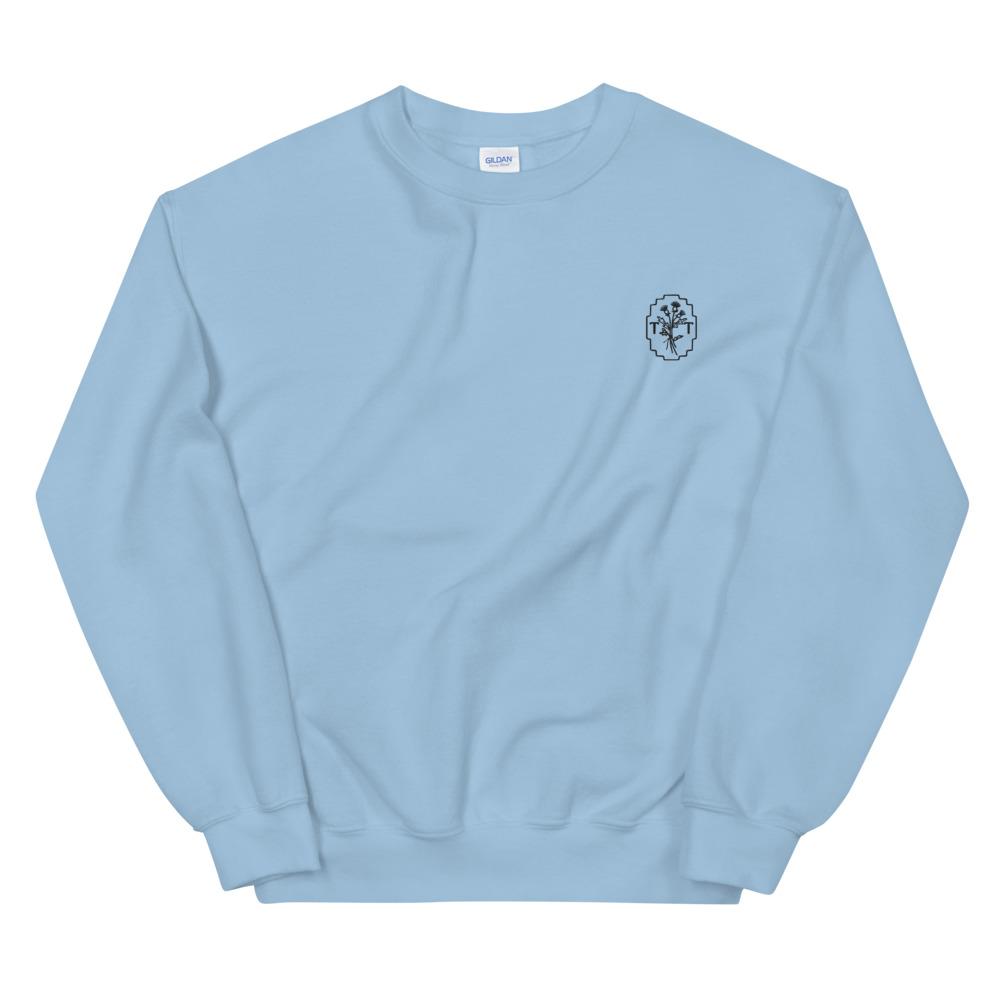 TTInventory Brand Logo | Unisex Sweatshirt Threads and Thistles Inventory Light Blue S 