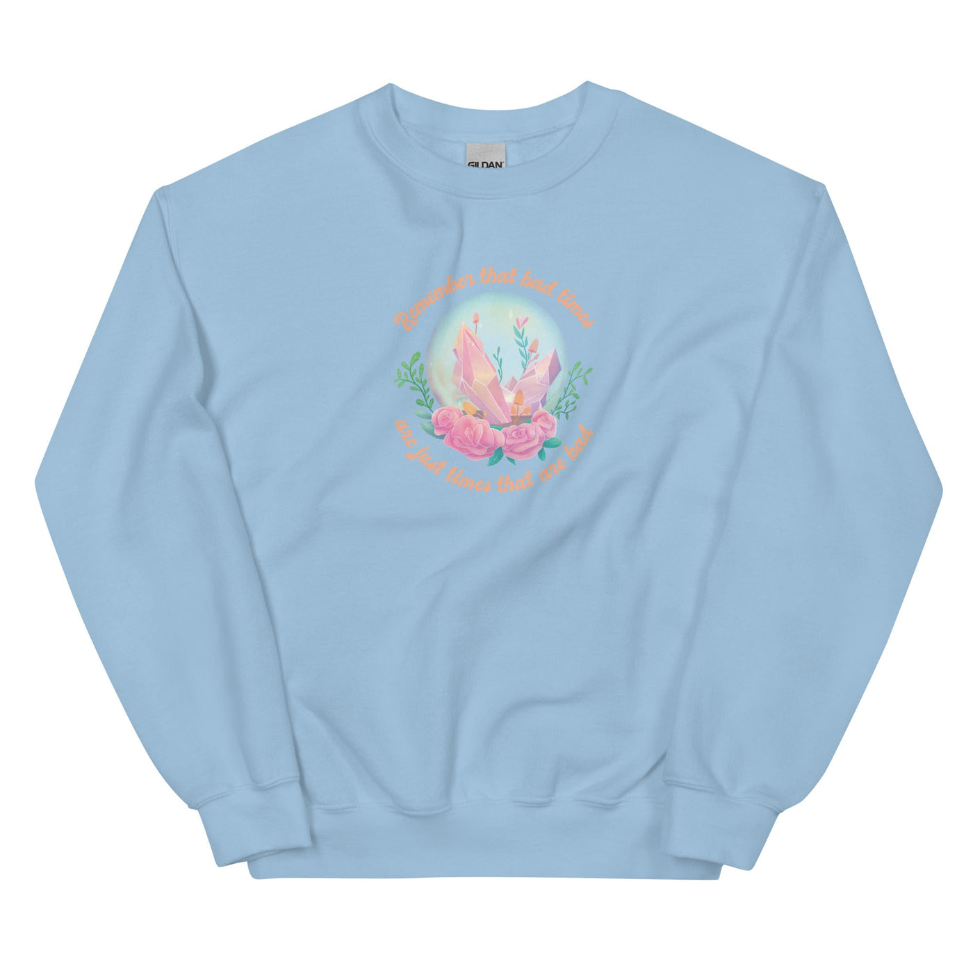 Remember | Unisex Sweatshirt | Animal Crossing Threads and Thistles Inventory Light Blue S 
