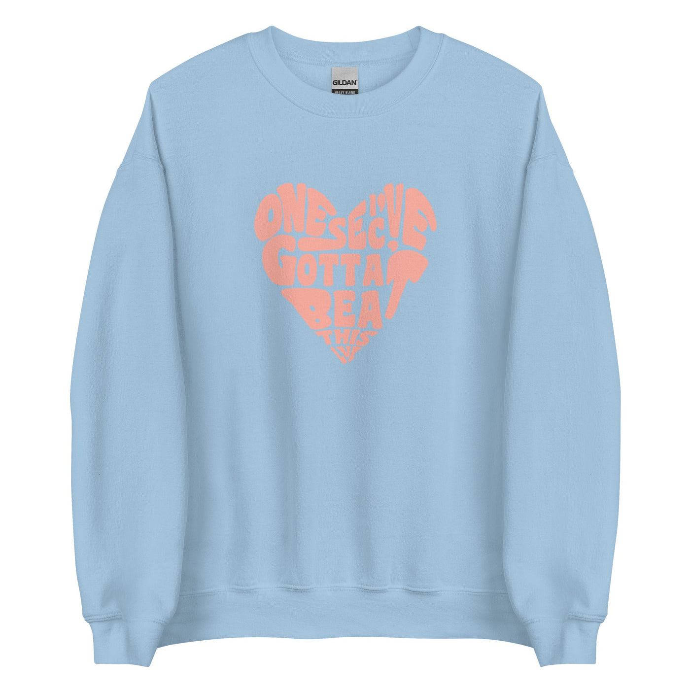 Beat This Level | Unisex Sweatshirt Threads and Thistles Inventory Light Blue S 