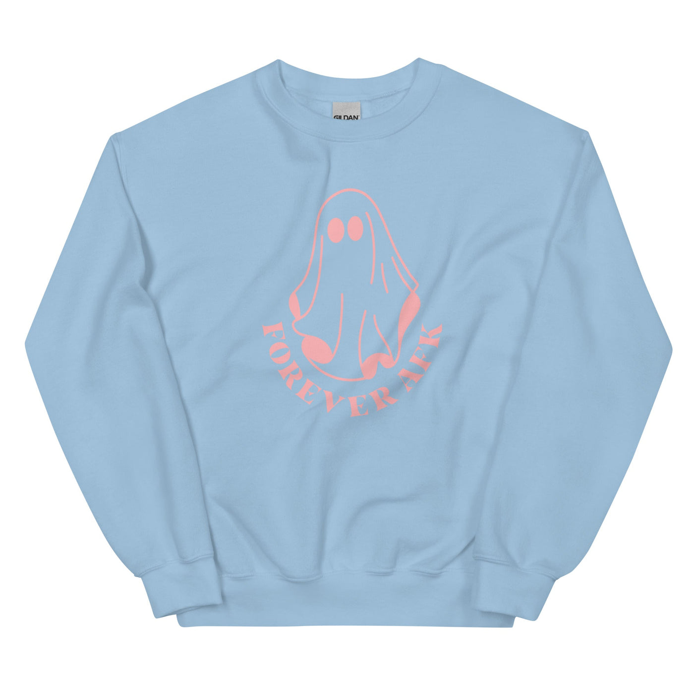 Forever AFK | Fall Unisex Sweatshirt Threads & Thistles Inventory Light Blue S 