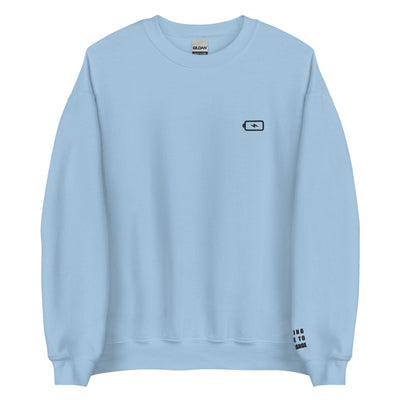 Taking Time to Recharge | Unisex Sweatshirt | Gamer Affirmations Threads & Thistles Inventory Light Blue S 
