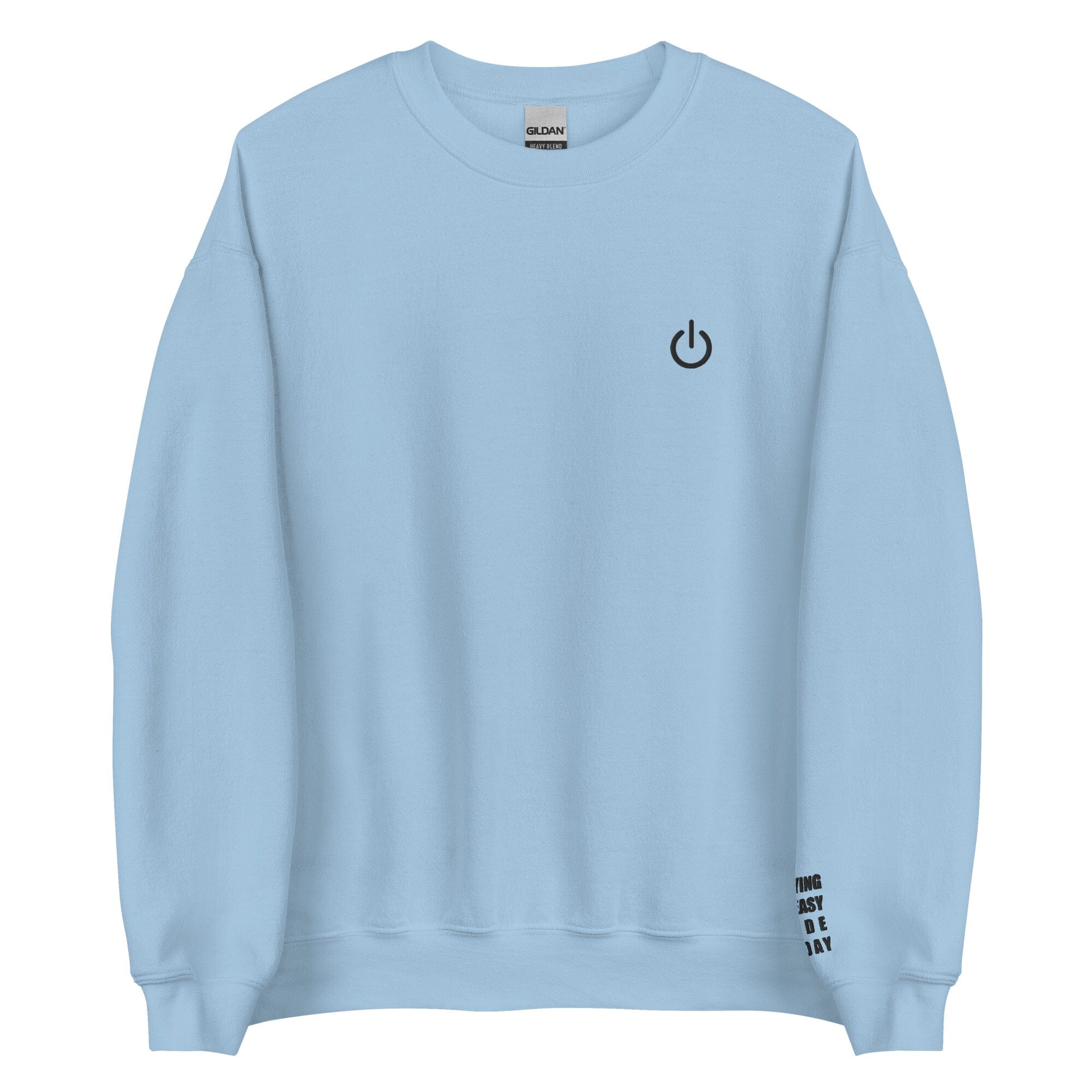 Playing on Easy Mode Today | Unisex Sweatshirt | Gamer Affirmations Threads & Thistles Inventory Light Blue S 