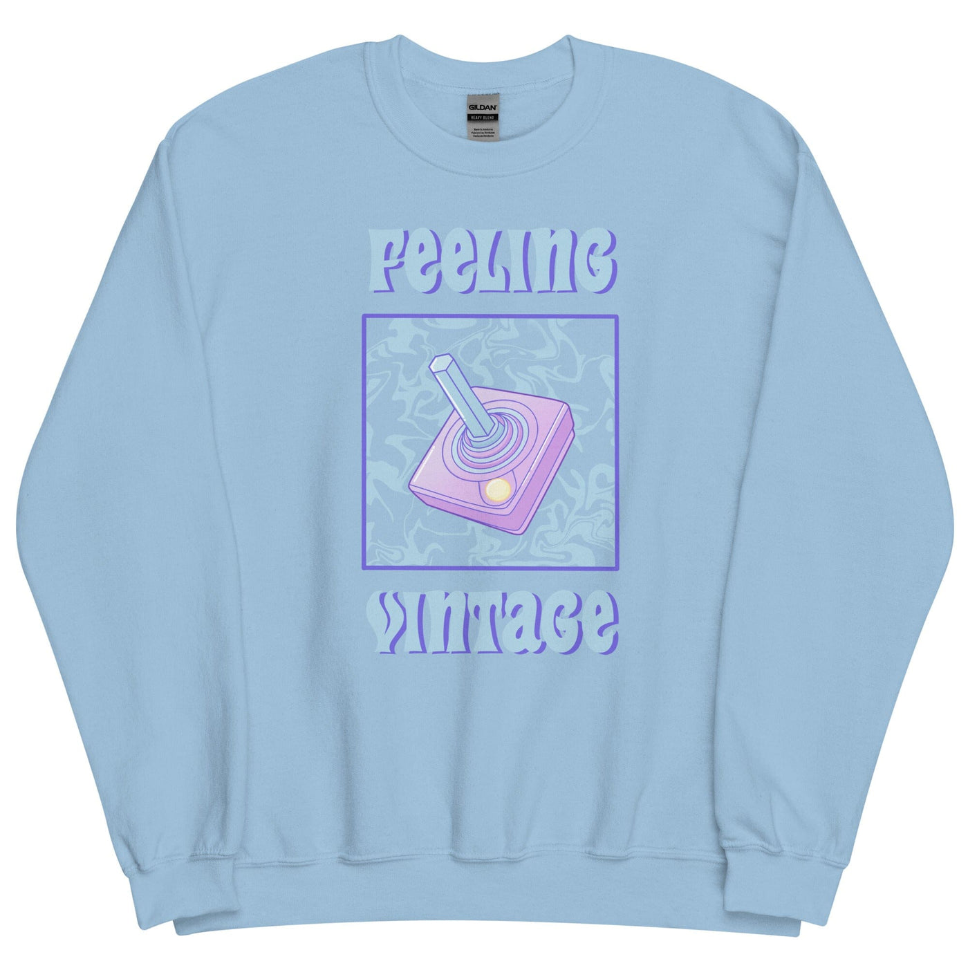 Feeling Vintage | Unisex Sweatshirt | Retro Gaming Threads & Thistles Inventory Light Blue S 