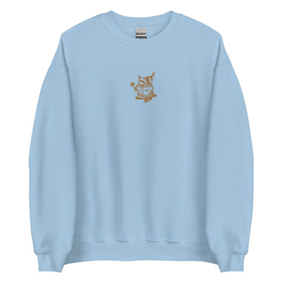 Golden Korok | Embroidered Unisex Sweatshirt | The Legend of Zelda Threads & Thistles Inventory Light Blue S 