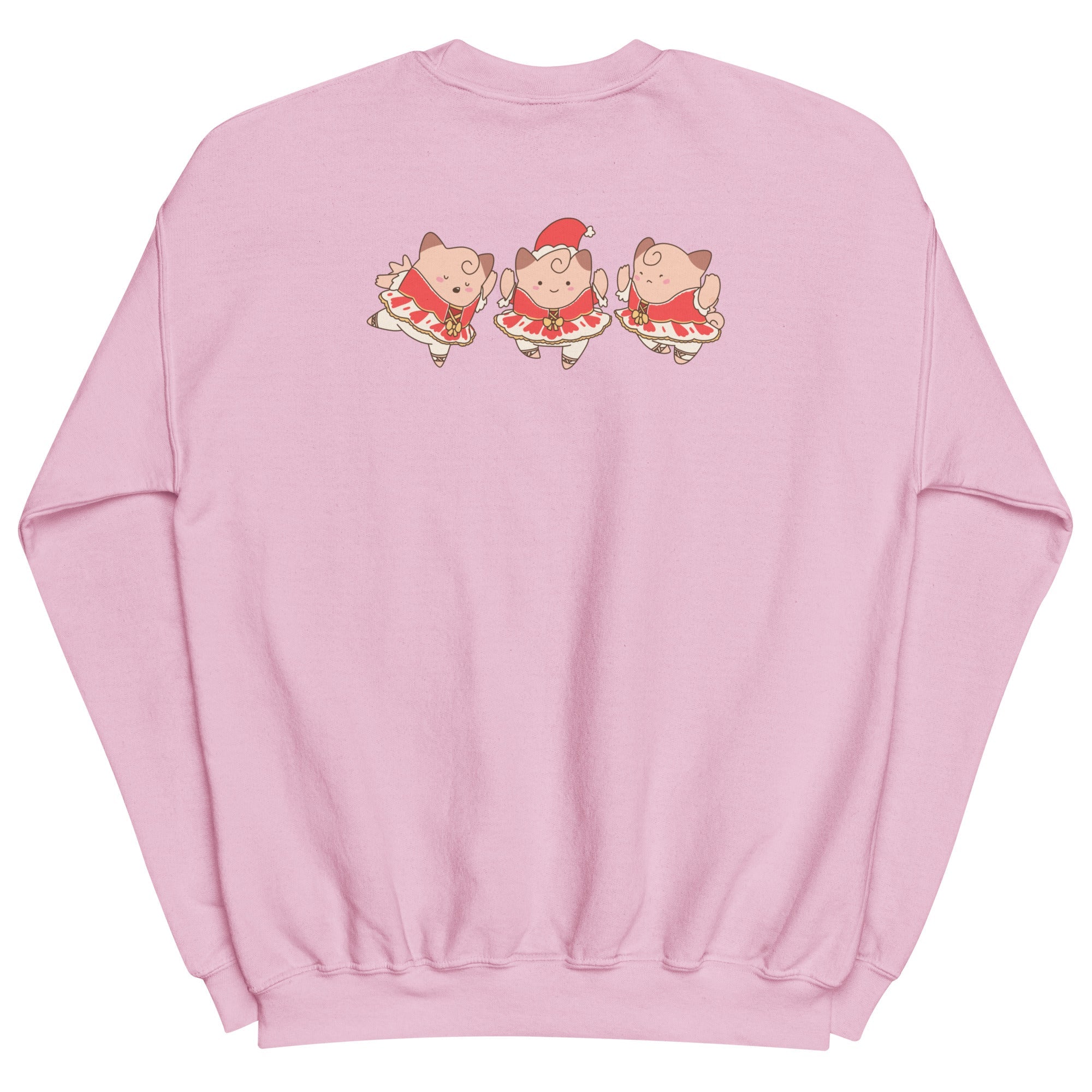Sugarplum Clefairies | Christmas Pokemon Unisex Sweatshirt Threads & Thistles Inventory 