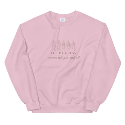 Sweet Roll | Unisex Sweatshirt | Skyrim Threads and Thistles Inventory Light Pink S 