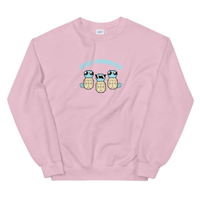Stay Hydrated | Unisex Sweatshirt | Pokemon Threads and Thistles Inventory Light Pink S 