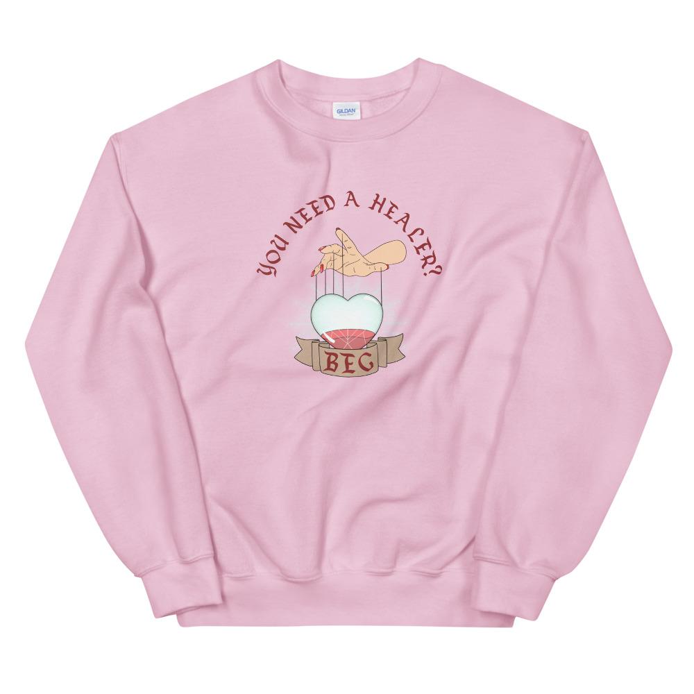 Beg | Unisex Sweatshirt | FPS/TPS Threads and Thistles Inventory Light Pink S 