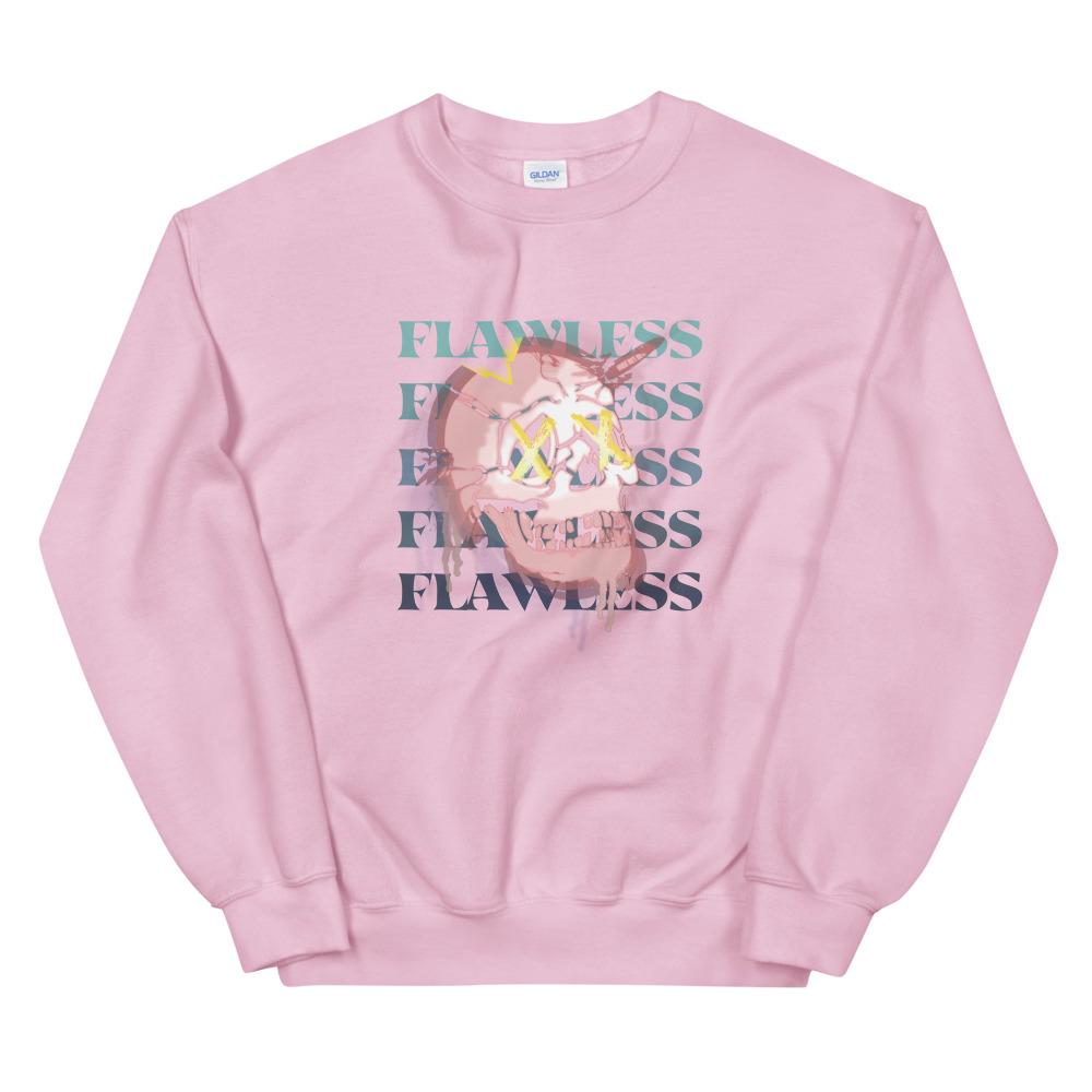 Flawless | Unisex Sweatshirt | FPS/TPS Threads and Thistles Inventory Light Pink S 