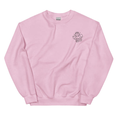 Jinx Monkey | Unisex Sweatshirt | League of Legends Threads and Thistles Inventory Light Pink S 