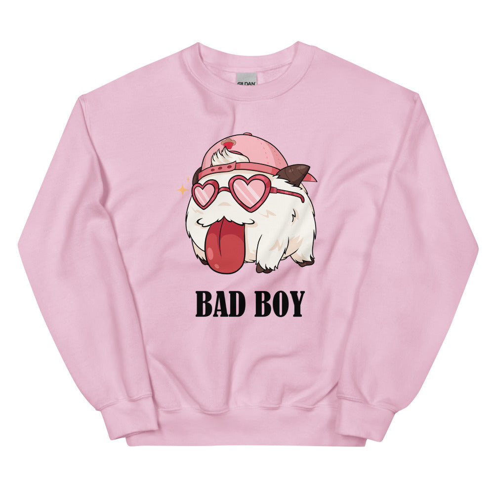 Bad Boy | Unisex Sweatshirt | League of Legends Threads and Thistles Inventory Light Pink S 