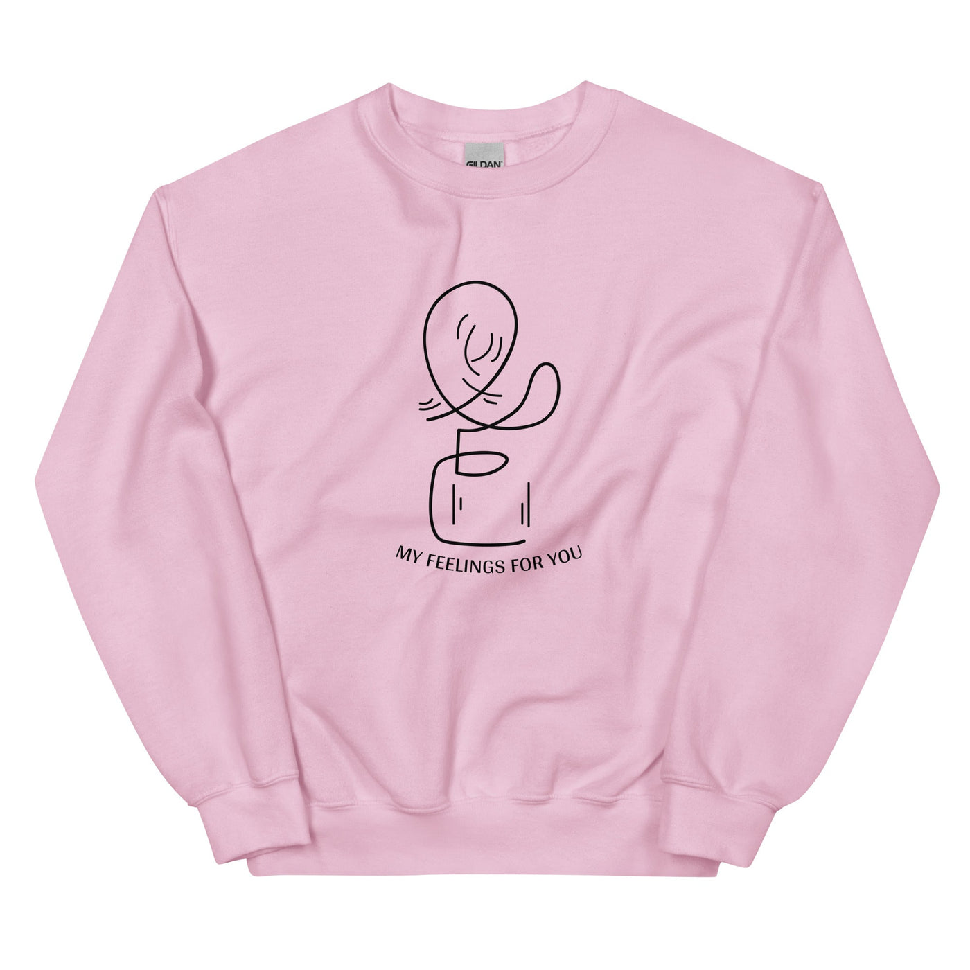 Leah's Feelings | Unisex Sweatshirt | Stardew Valley Threads and Thistles Inventory Light Pink S 