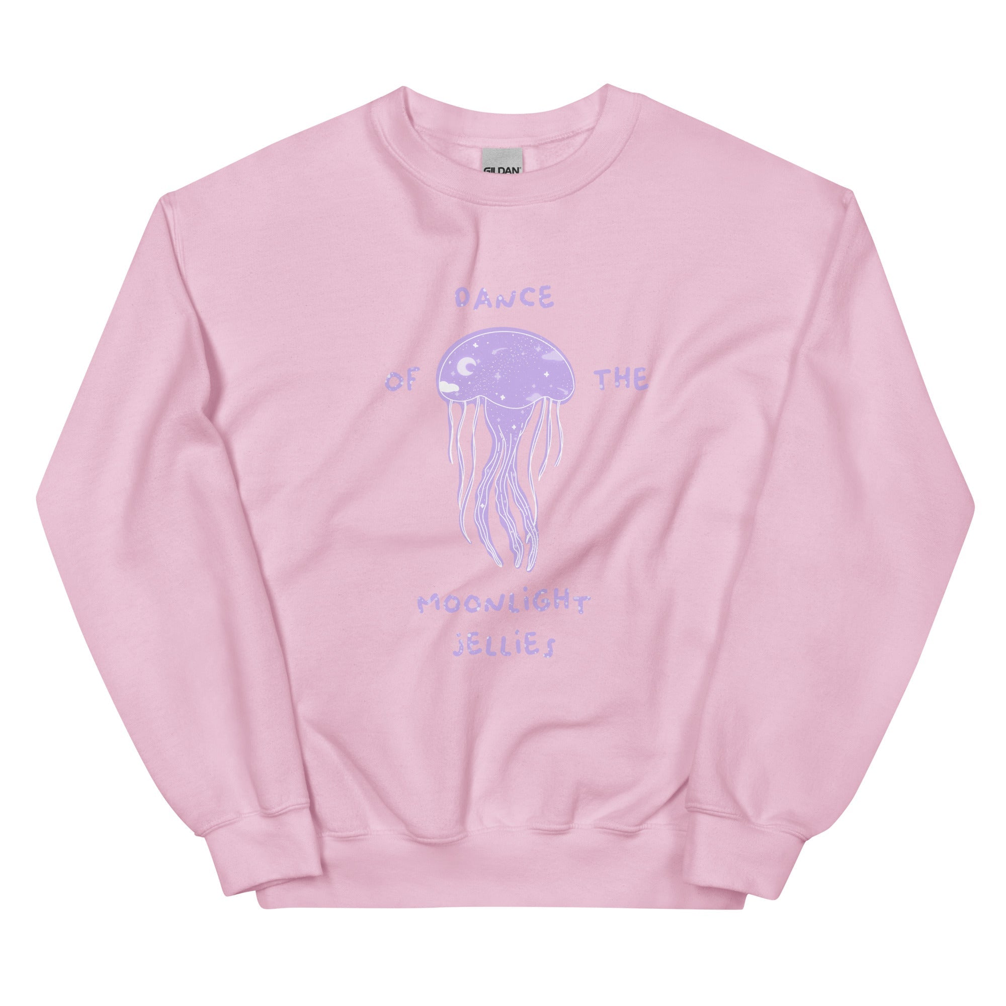 Moonlight Jellies | Unisex Sweatshirt | Stardew Valley Threads and Thistles Inventory Light Pink S 