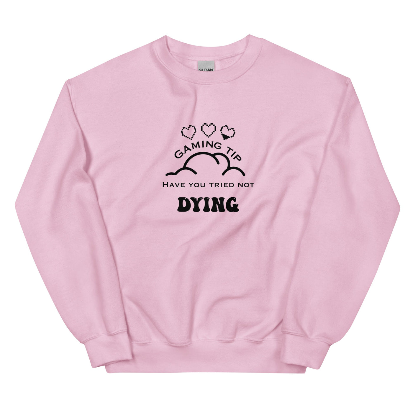 Gaming Tip | Unisex Sweatshirt Threads and Thistles Inventory Light Pink S 