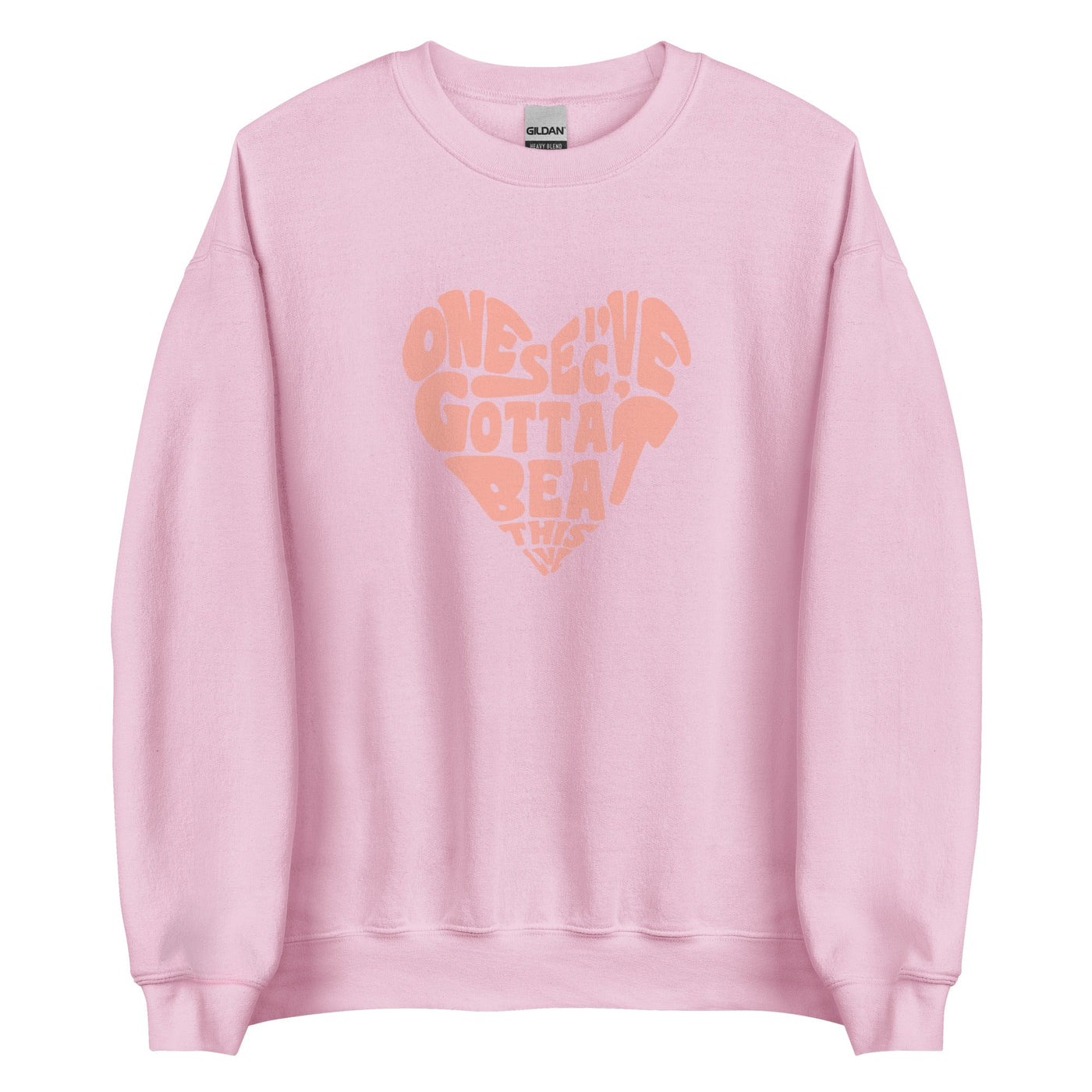 Beat This Level | Unisex Sweatshirt Threads and Thistles Inventory Light Pink S 