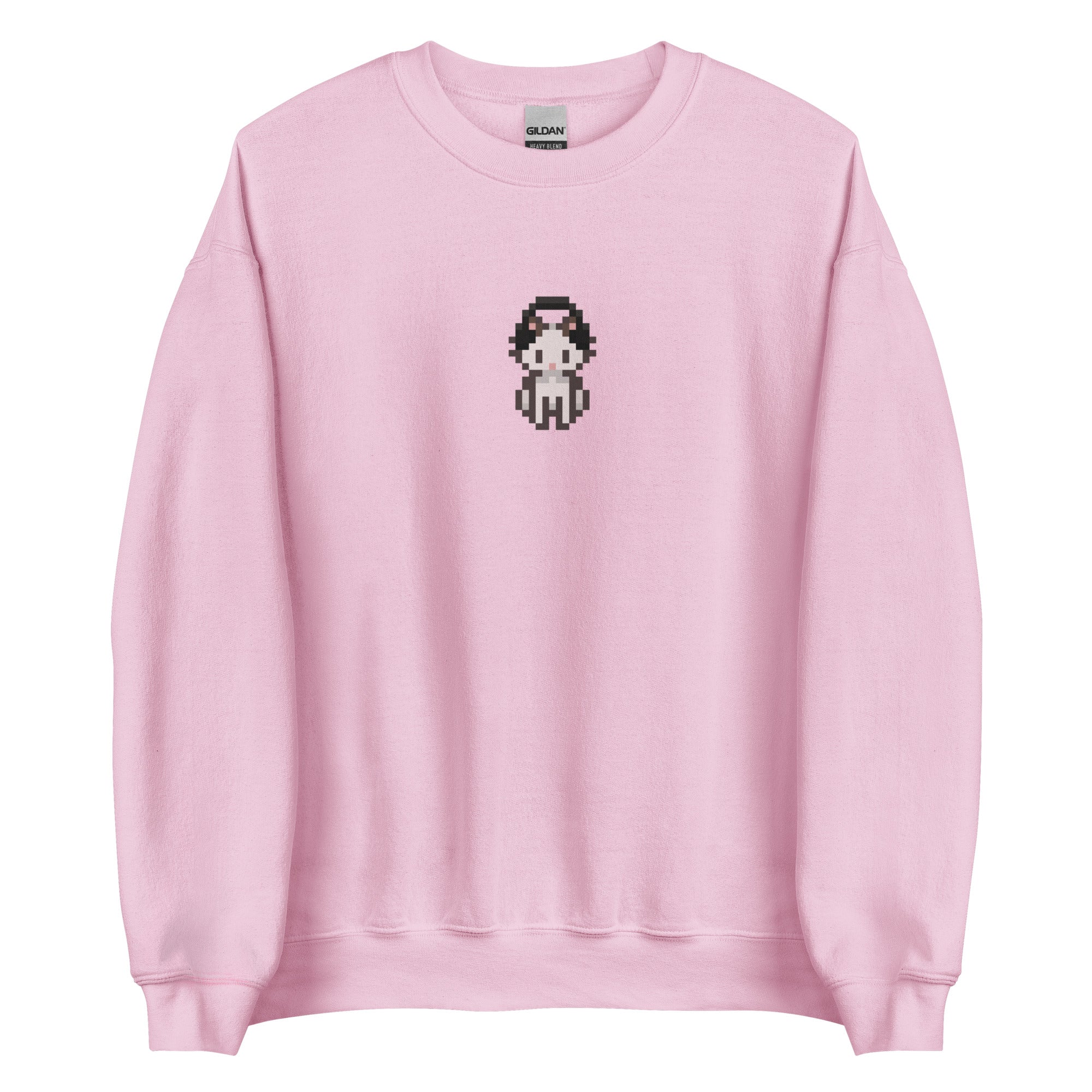Gamer Kitty | Unisex Sweatshirt | Cozy Gamer Threads & Thistles Inventory Light Pink S 