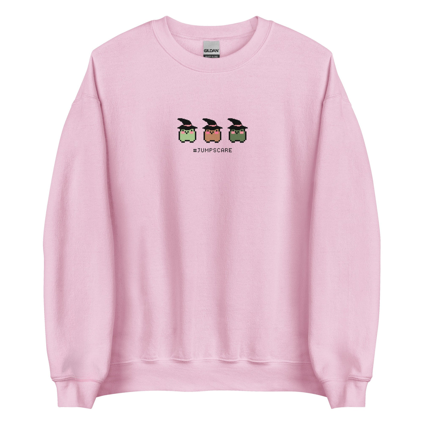 #Jumpscare | Fall Unisex Sweatshirt Threads & Thistles Inventory Light Pink S 