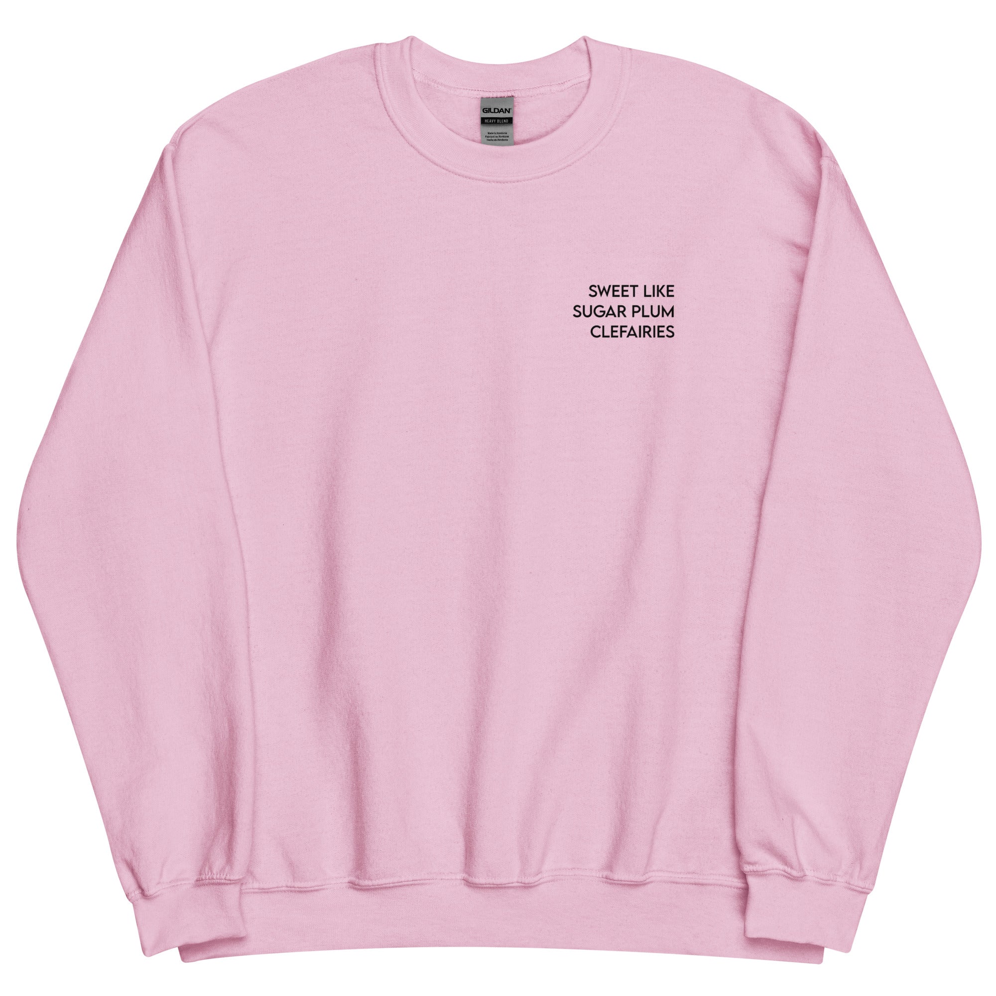 Sugarplum Clefairies | Christmas Pokemon Unisex Sweatshirt Threads & Thistles Inventory Light Pink S 