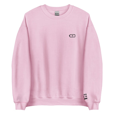 Taking Time to Recharge | Unisex Sweatshirt | Gamer Affirmations Threads & Thistles Inventory Light Pink S 