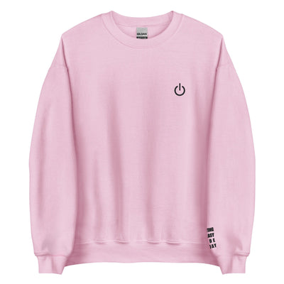 Playing on Easy Mode Today | Unisex Sweatshirt | Gamer Affirmations Threads & Thistles Inventory Light Pink S 