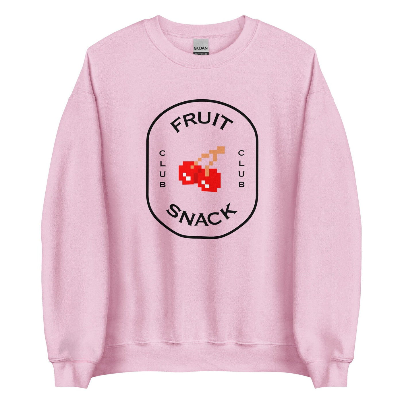 Fruit Snack Club | Unisex Sweatshirt | Retro Gaming Threads & Thistles Inventory Light Pink S 
