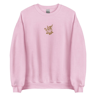 Golden Korok | Embroidered Unisex Sweatshirt | The Legend of Zelda Threads & Thistles Inventory Light Pink S 