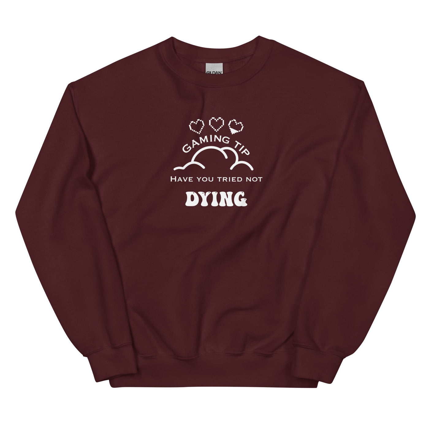 Gaming Tip | Unisex Sweatshirt Threads and Thistles Inventory Maroon S 