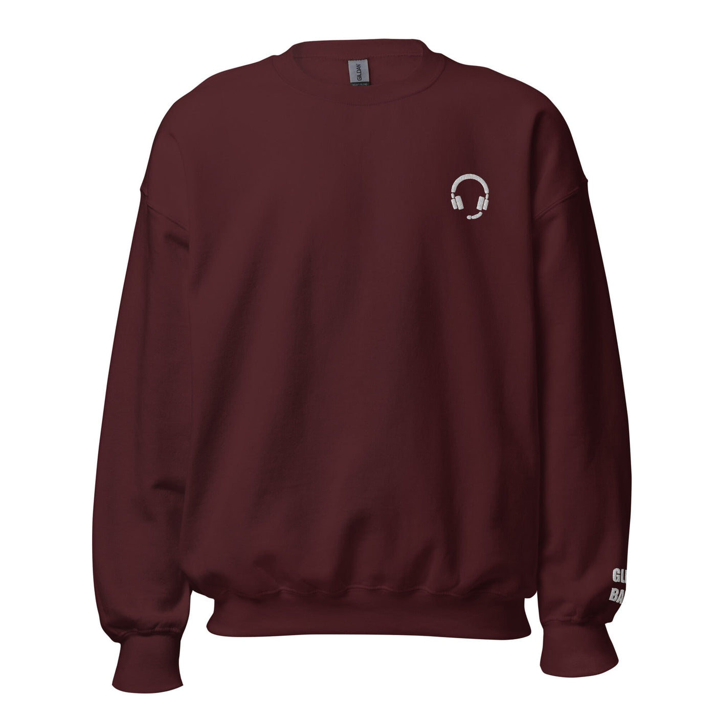 GLHF, Babe | Embroidered Unisex Sweatshirt | Gamer Affirmations Threads & Thistles Inventory Maroon S 