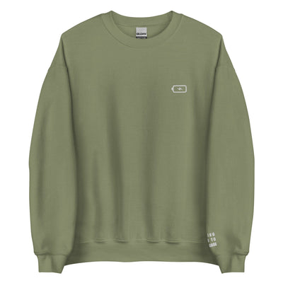 Taking Time to Recharge | Unisex Sweatshirt | Gamer Affirmations Threads & Thistles Inventory Military Green S 