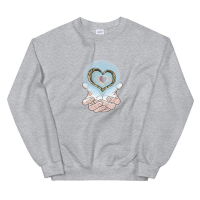Piece of Heart | Unisex Sweatshirt | The Legend of Zelda Threads and Thistles Inventory Sport Grey S 
