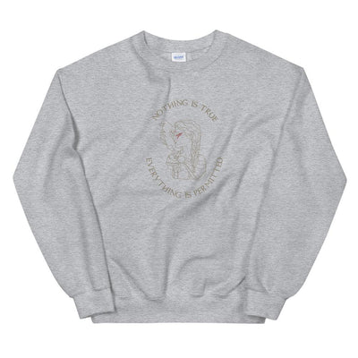 Nothing is True | Unisex Sweatshirt | Assassin's Creed Threads and Thistles Inventory Sport Grey S 