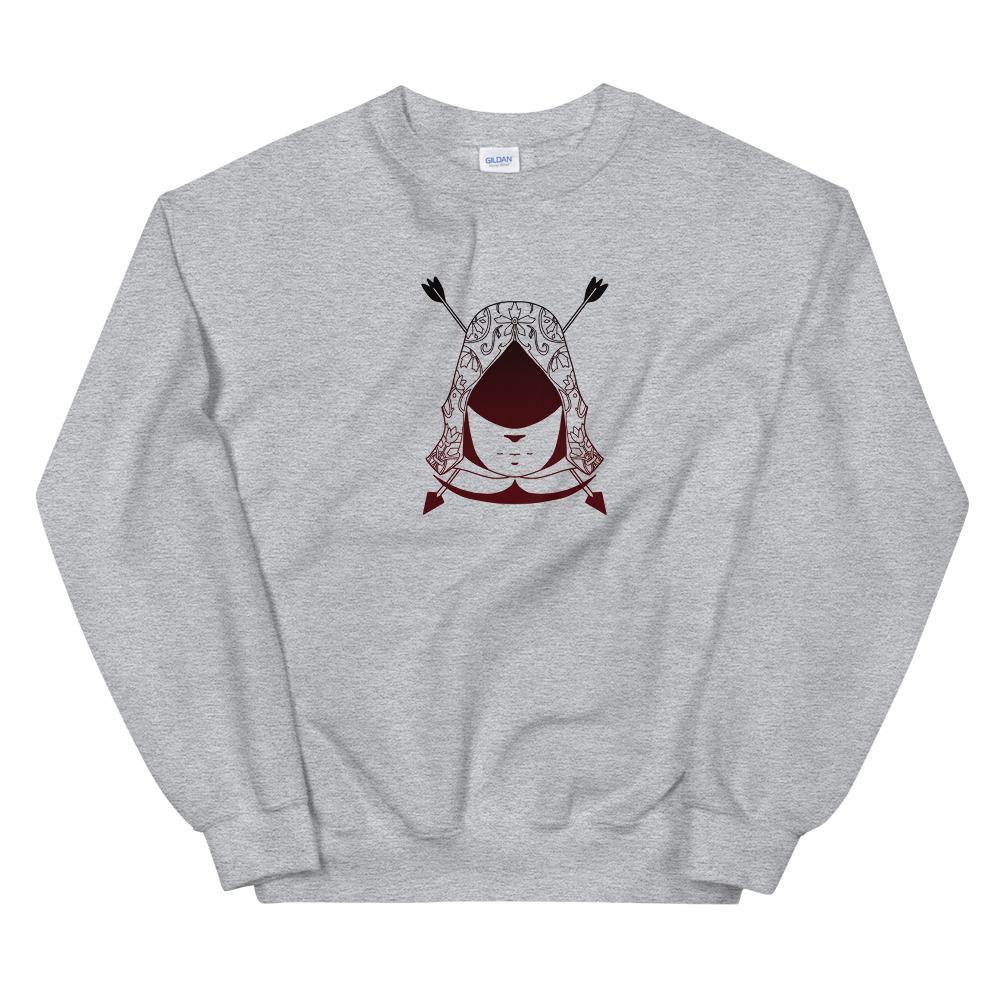 The Creed | Unisex Sweatshirt | Assassin's Creed Threads and Thistles Inventory Sport Grey S 
