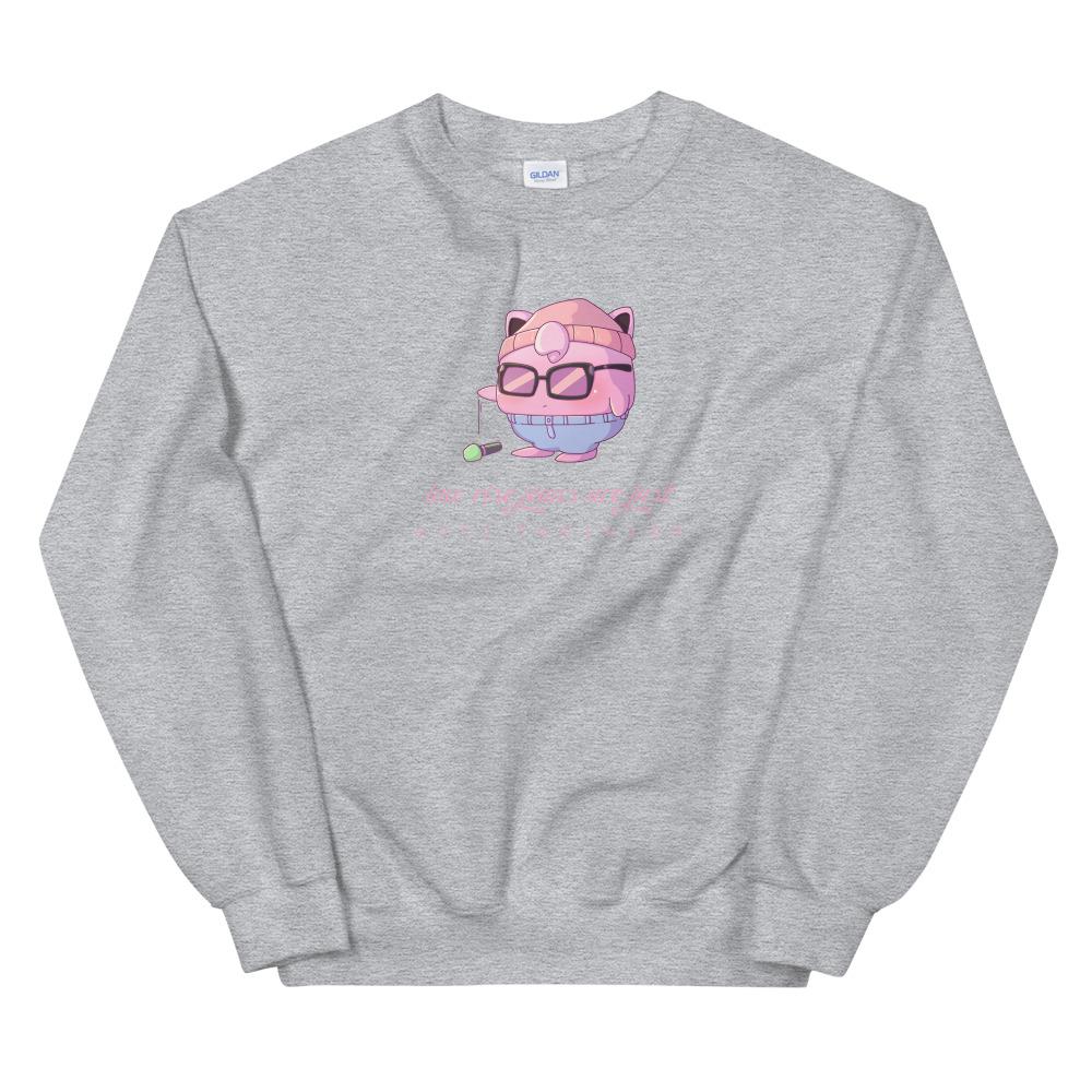 Low Rise Jeans | Unisex Sweatshirt | Pokemon Threads and Thistles Inventory Sport Grey S 
