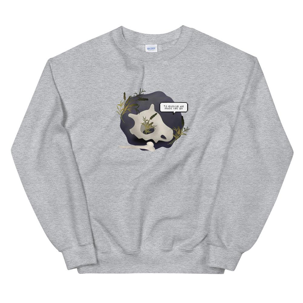 To Evolve | Unisex Sweatshirt | Pokemon Threads and Thistles Inventory Sport Grey S 