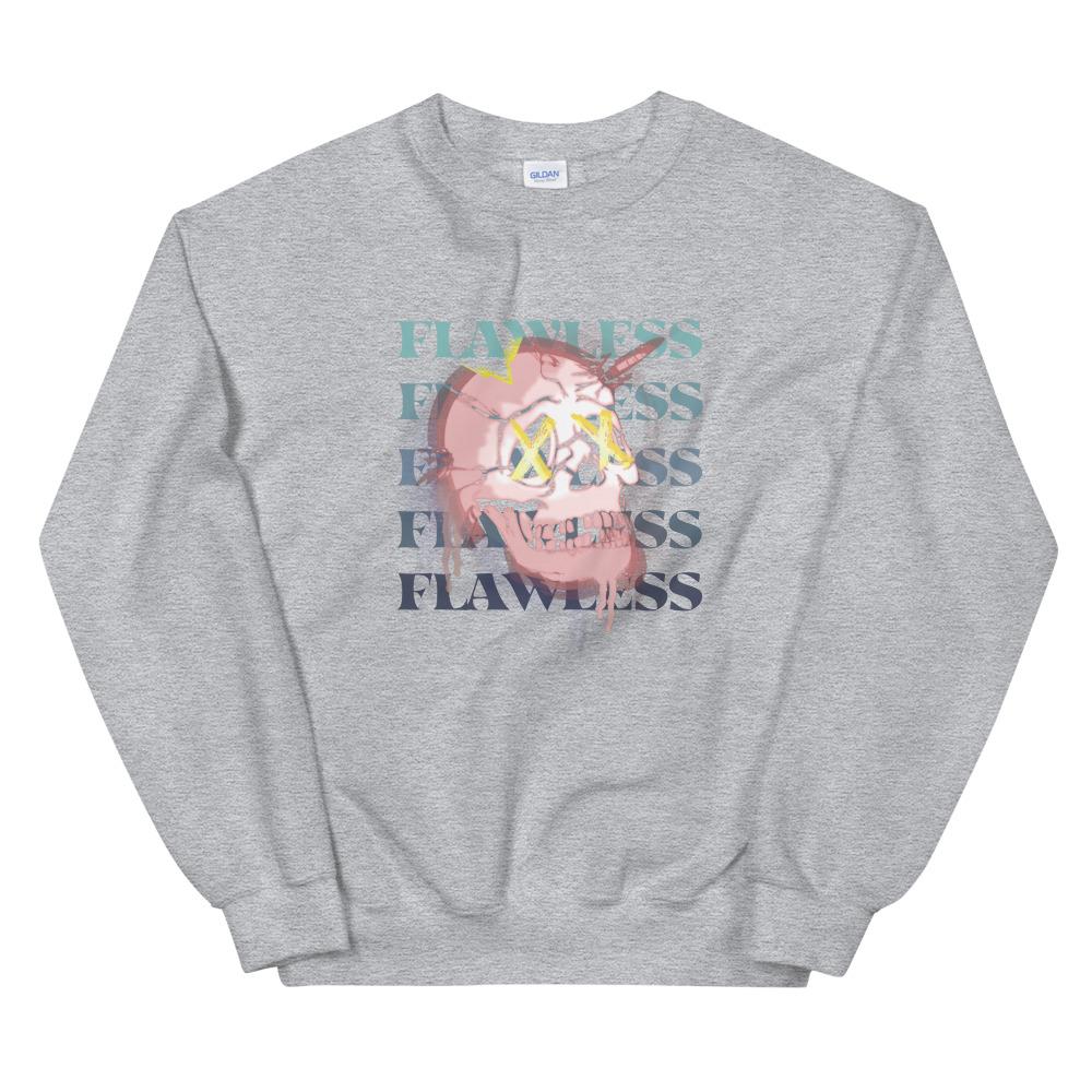 Flawless | Unisex Sweatshirt | FPS/TPS Threads and Thistles Inventory Sport Grey S 