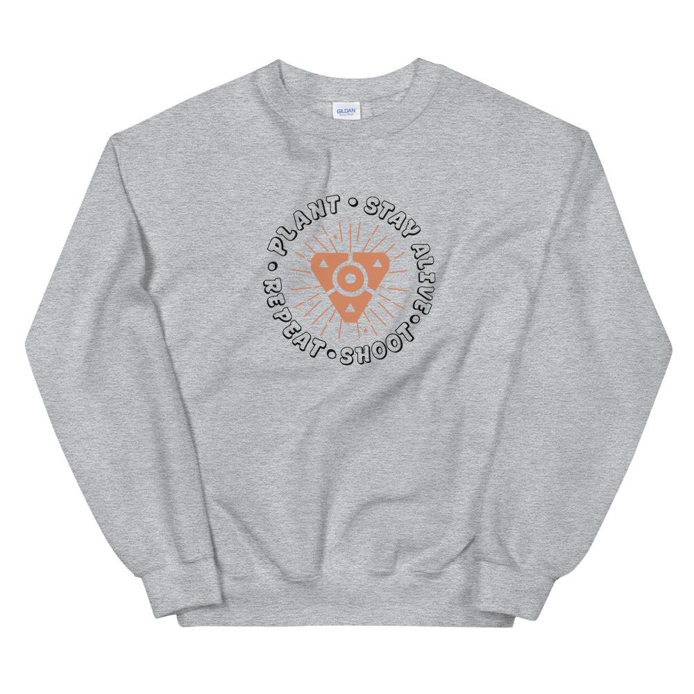 Plant the Spike | Unisex Sweatshirt | Valorant Threads and Thistles Inventory Sport Grey S 