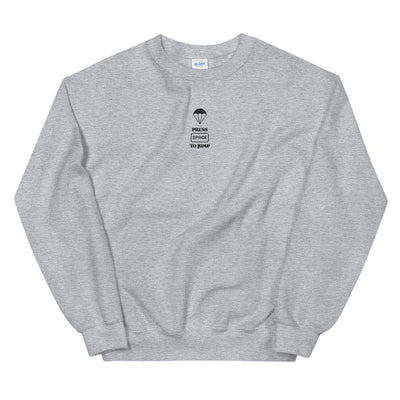 Space to Jump | Unisex Sweatshirt | Fortnite Threads and Thistles Inventory Sport Grey S 