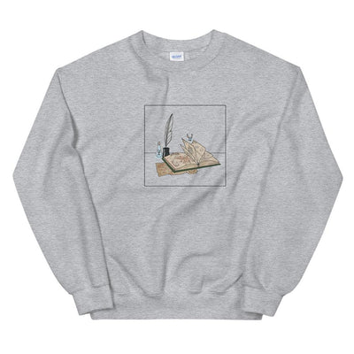 The Guide | Unisex Sweatshirt | The Legend of Zelda Threads and Thistles Inventory Sport Grey S 