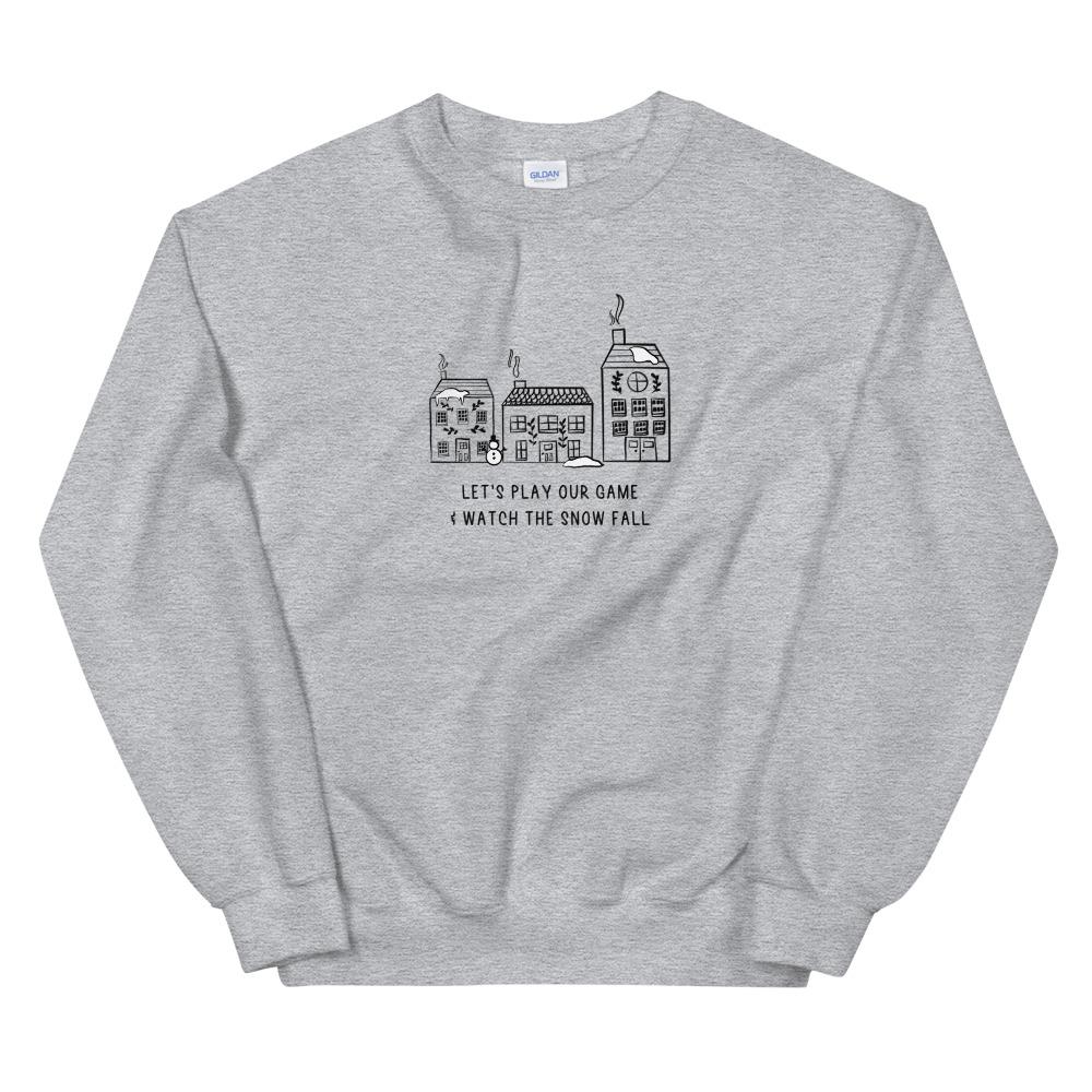 Play Our Game | Seasonal Unisex Sweatshirt Threads and Thistles Inventory Sport Grey S 