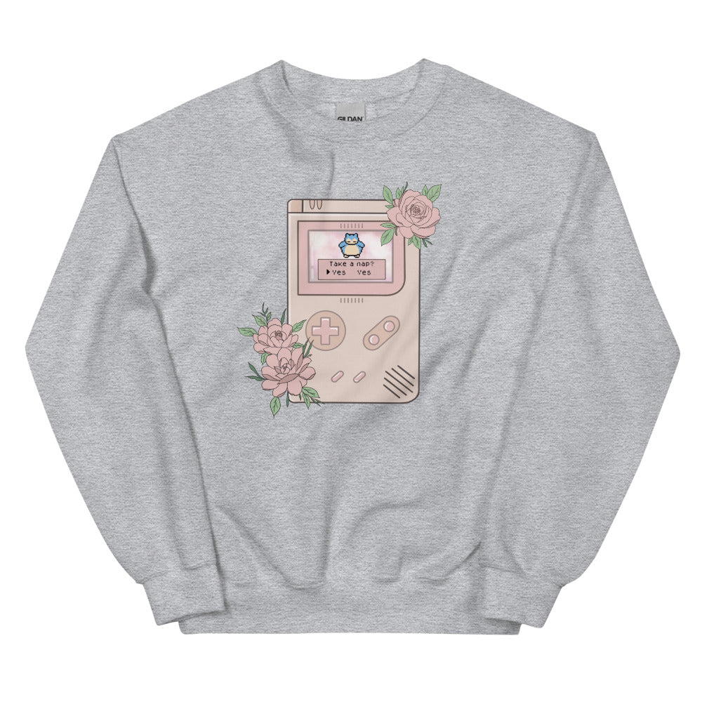 Take a Nap? | Unisex Sweatshirt | Pokemon Threads and Thistles Inventory Sport Grey S 