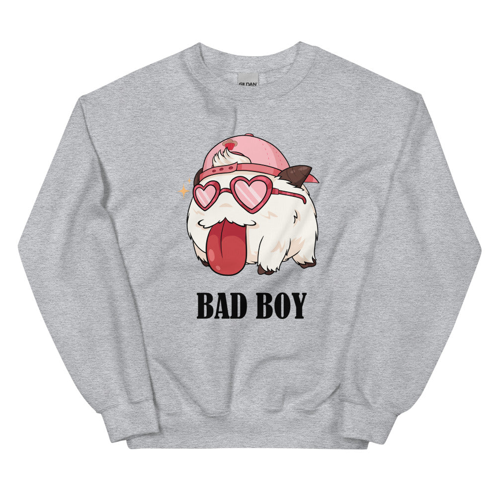 Bad Boy | Unisex Sweatshirt | League of Legends Threads and Thistles Inventory Sport Grey S 