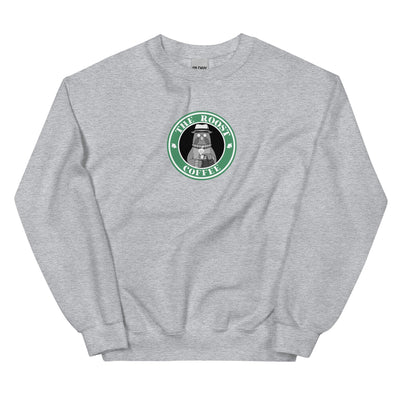 The Roost Coffee | Unisex Sweatshirt | Animal Crossing Threads and Thistles Inventory Sport Grey S 
