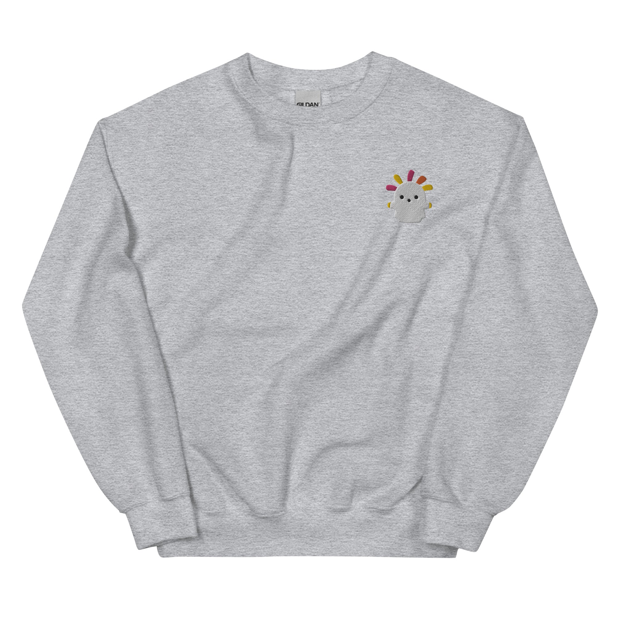 Squeakoid | Embroidered Unisex Sweatshirt | Animal Crossing Threads and Thistles Inventory Sport Grey S 